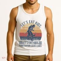 Lets Eat Punctuation Saves Lives Tank Top thumb 3