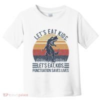 Lets Eat Punctuation Saves Lives Toddler T-Shirt thumb 0
