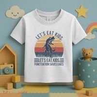 Lets Eat Punctuation Saves Lives Toddler T-Shirt thumb 3