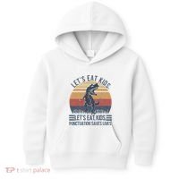 Lets Eat Punctuation Saves Lives Kids Hoodie thumb 0
