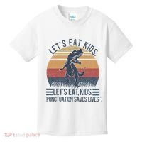Lets Eat Punctuation Saves Lives Kids T-Shirt thumb 0