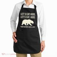 Lets Eat Punctuation Saves Lives Bear Apron thumb 2