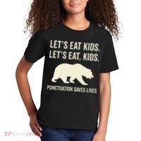 Lets Eat Punctuation Saves Lives Bear Kids T-Shirt thumb 2