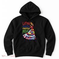 Latina Educated Powerful Proud Empowerment Poderosa Hoodie thumb 0