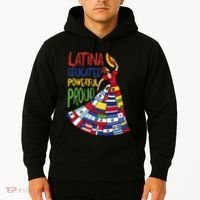 Latina Educated Powerful Proud Empowerment Poderosa Hoodie thumb 2