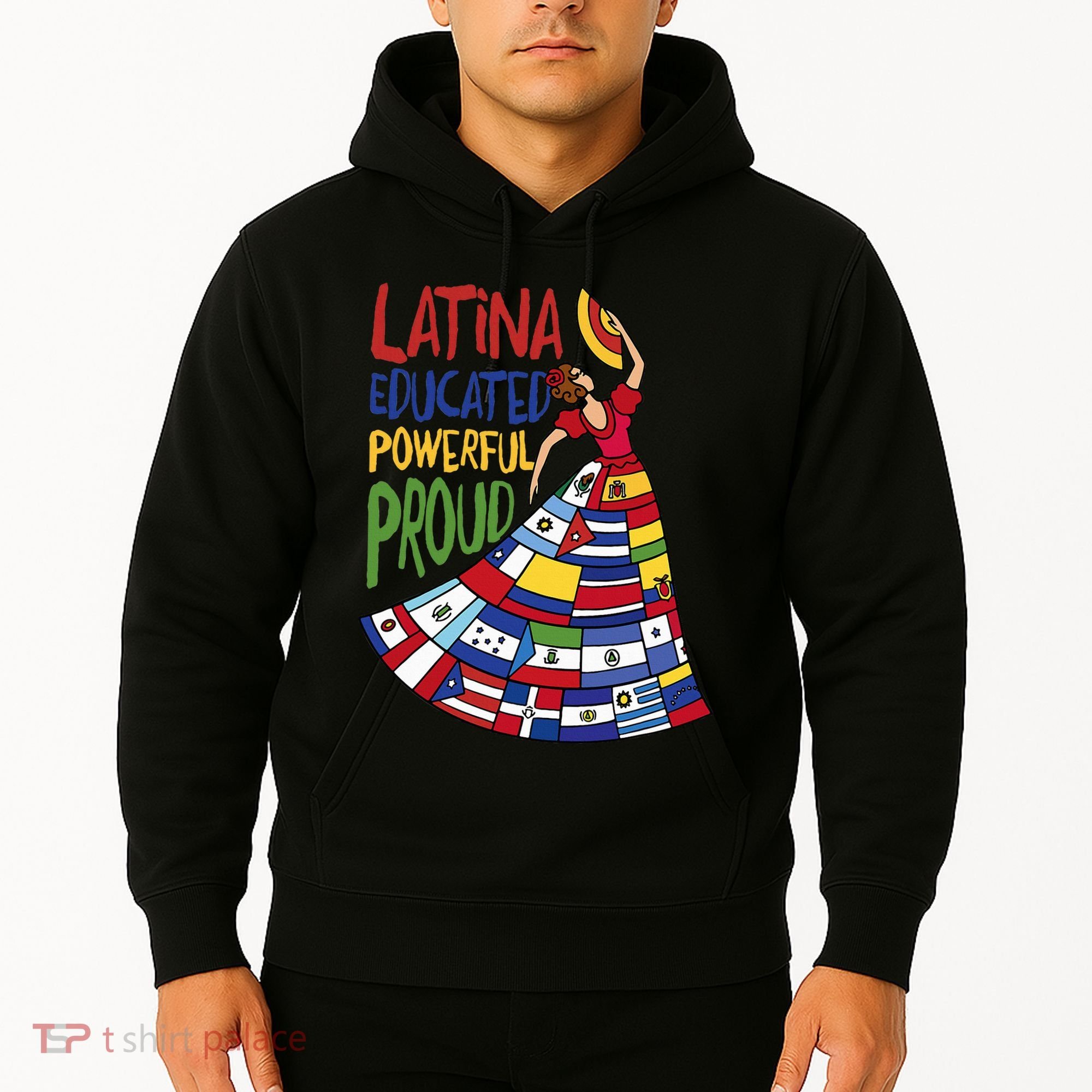 Latina Educated Powerful Proud Empowerment Poderosa Hoodie
