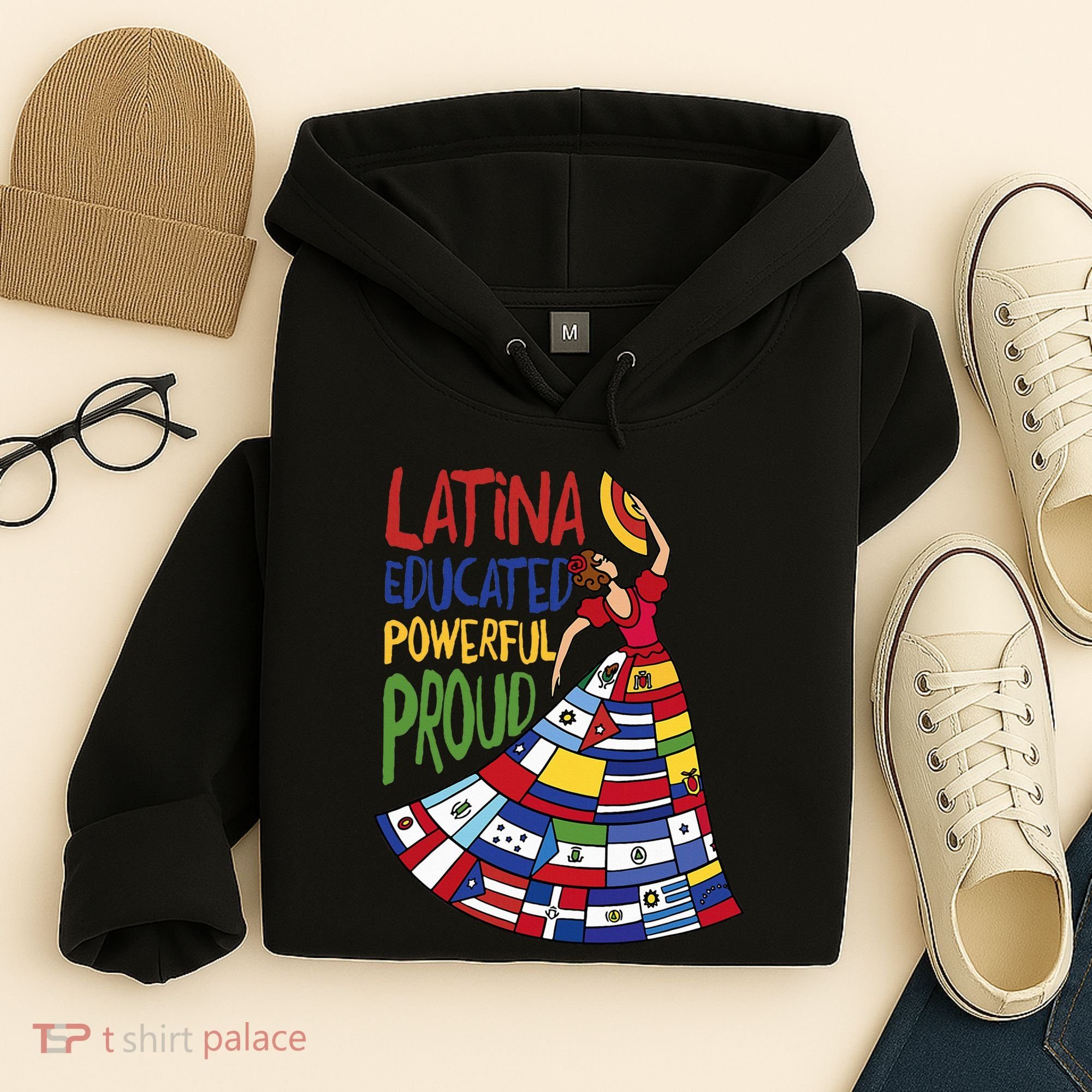 Latina Educated Powerful Proud Empowerment Poderosa Hoodie