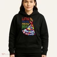 Latina Educated Powerful Proud Empowerment Poderosa Hoodie thumb 5