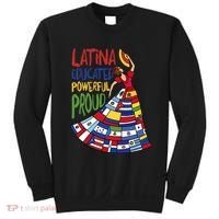 Latina Educated Powerful Proud Empowerment Poderosa Sweatshirt thumb 0