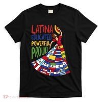 Latina Educated Powerful Proud Empowerment Poderosa T-Shirt thumb 0