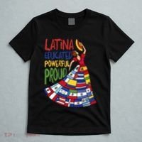 Latina Educated Powerful Proud Empowerment Poderosa T-Shirt thumb 5