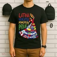 Latina Educated Powerful Proud Empowerment Poderosa T-Shirt thumb 6