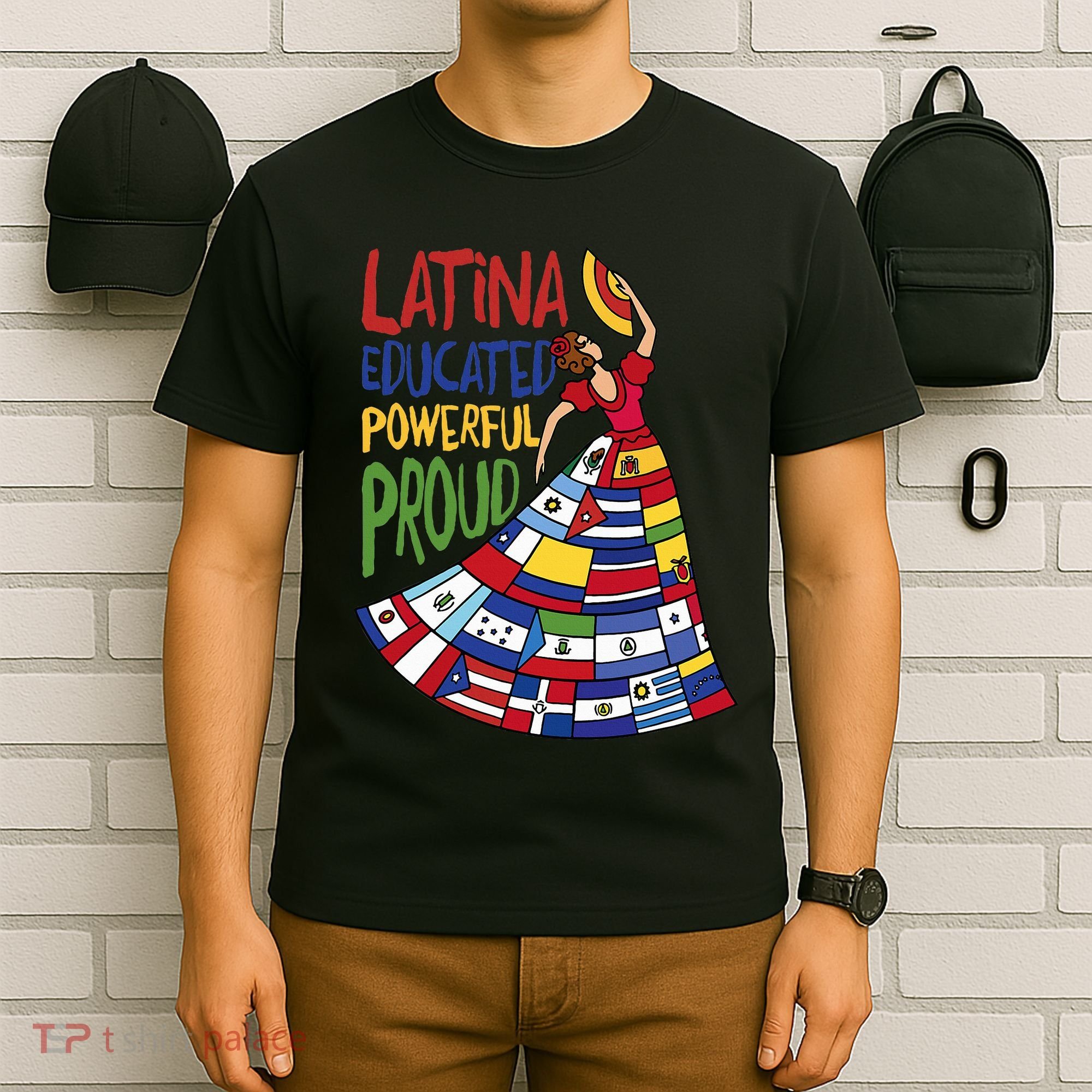 Latina Educated Powerful Proud Empowerment Poderosa T-Shirt