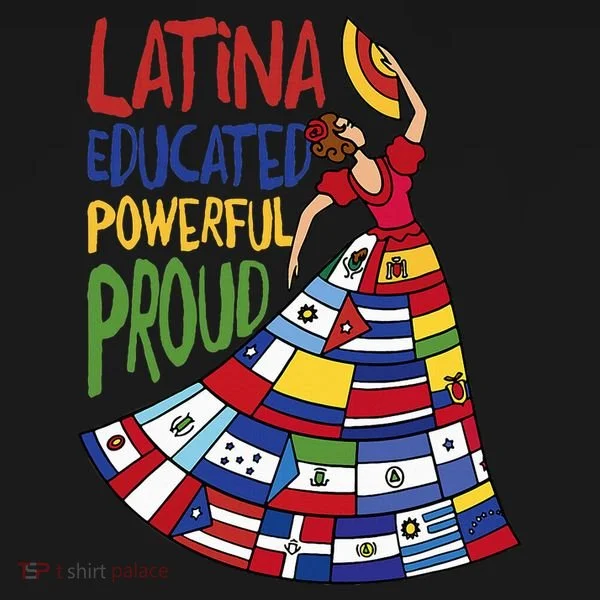 Latina Educated Powerful Proud Empowerment Poderosa Bucket Hat