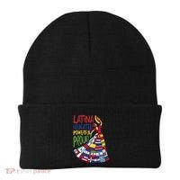 Latina Educated Powerful Proud Empowerment Poderosa Beanie thumb 0