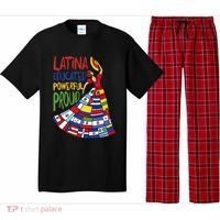 Latina Educated Powerful Proud Empowerment Poderosa Pajama Set thumb 0
