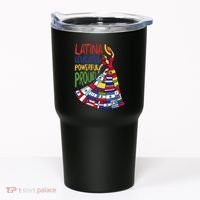 Latina Educated Powerful Proud Empowerment Poderosa Tumbler thumb 0