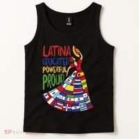 Latina Educated Powerful Proud Empowerment Poderosa Tank Top thumb 2