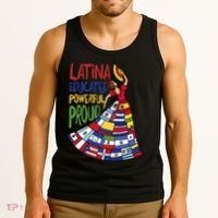 Latina Educated Powerful Proud Empowerment Poderosa Tank Top thumb 3