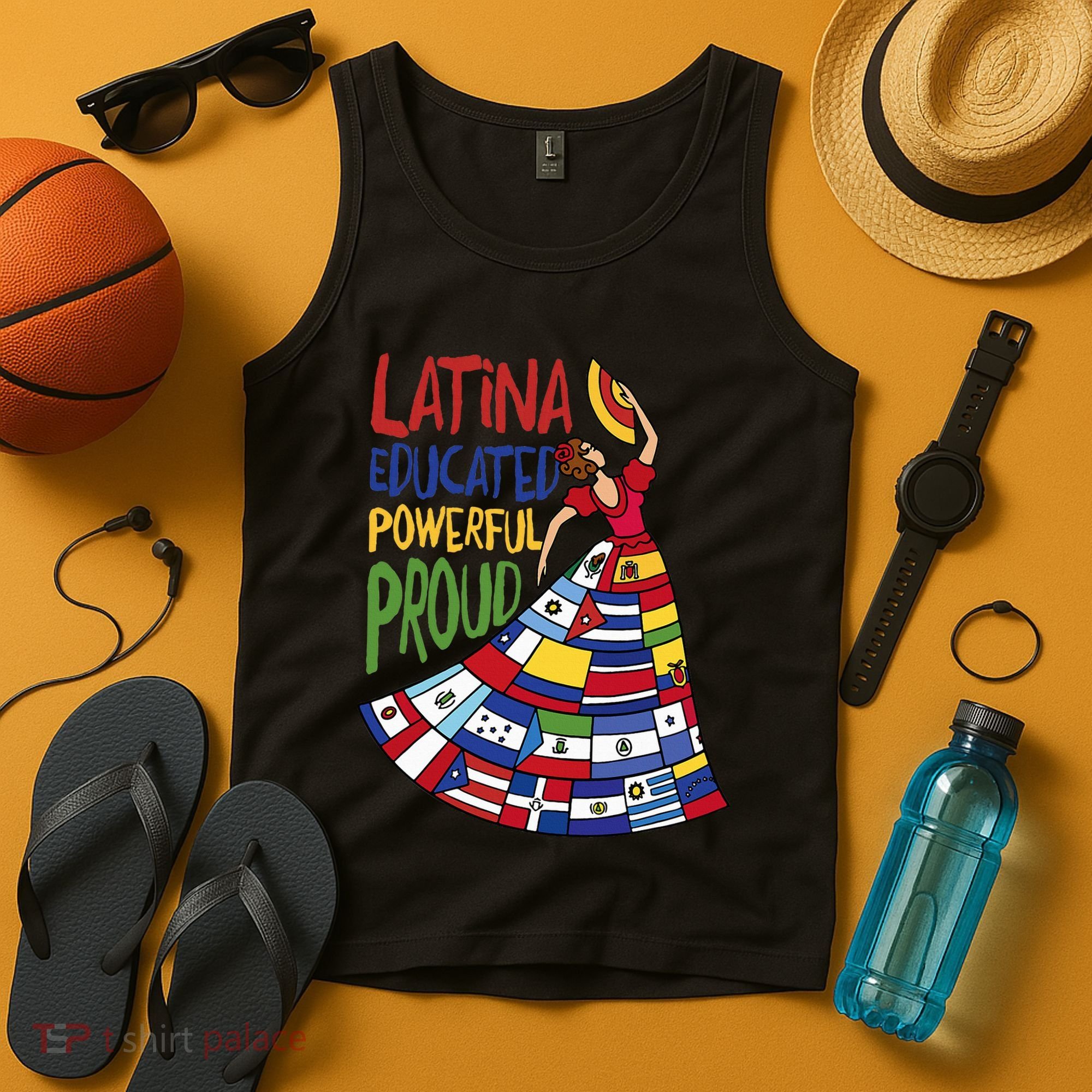 Latina Educated Powerful Proud Empowerment Poderosa Tank Top