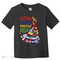 Latina Educated Powerful Proud Empowerment Poderosa Toddler T-Shirt thumb 0