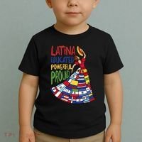 Latina Educated Powerful Proud Empowerment Poderosa Toddler T-Shirt thumb 2