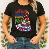 Latina Educated Powerful Proud Empowerment Poderosa Women's T-Shirt thumb 2
