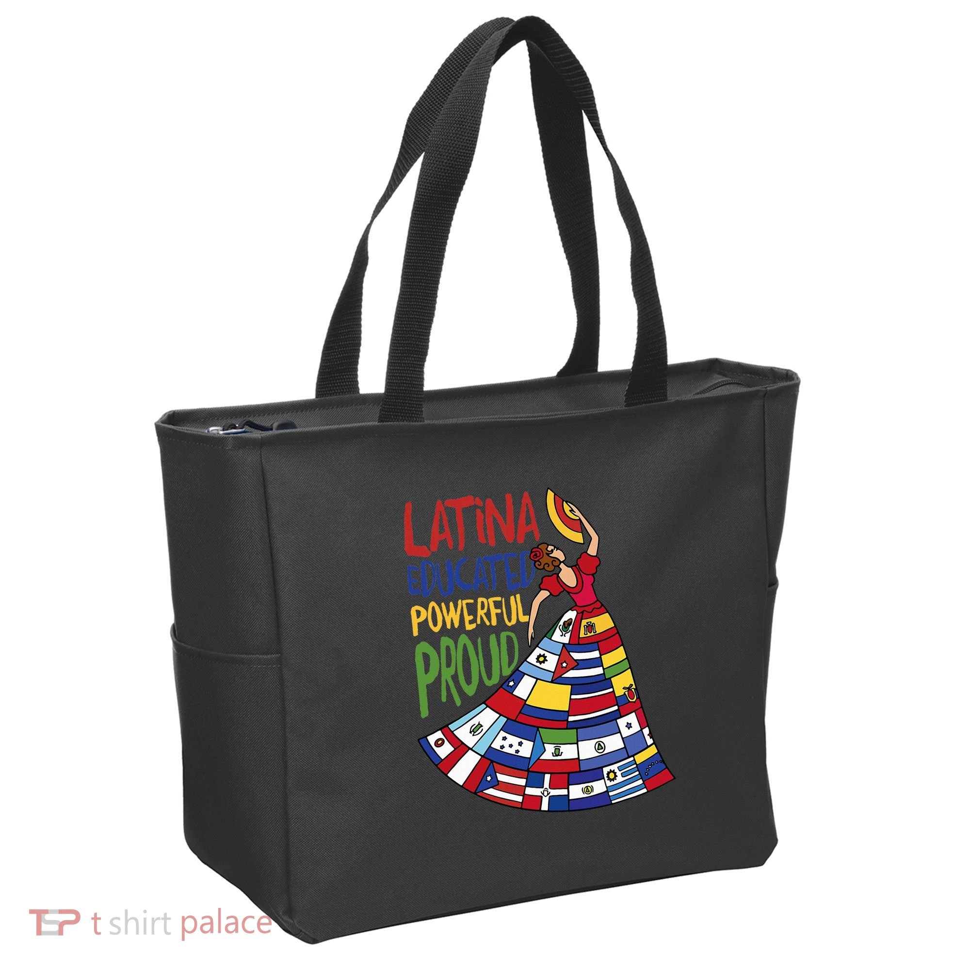 Latina Educated Powerful Proud Empowerment Poderosa Tote Bag