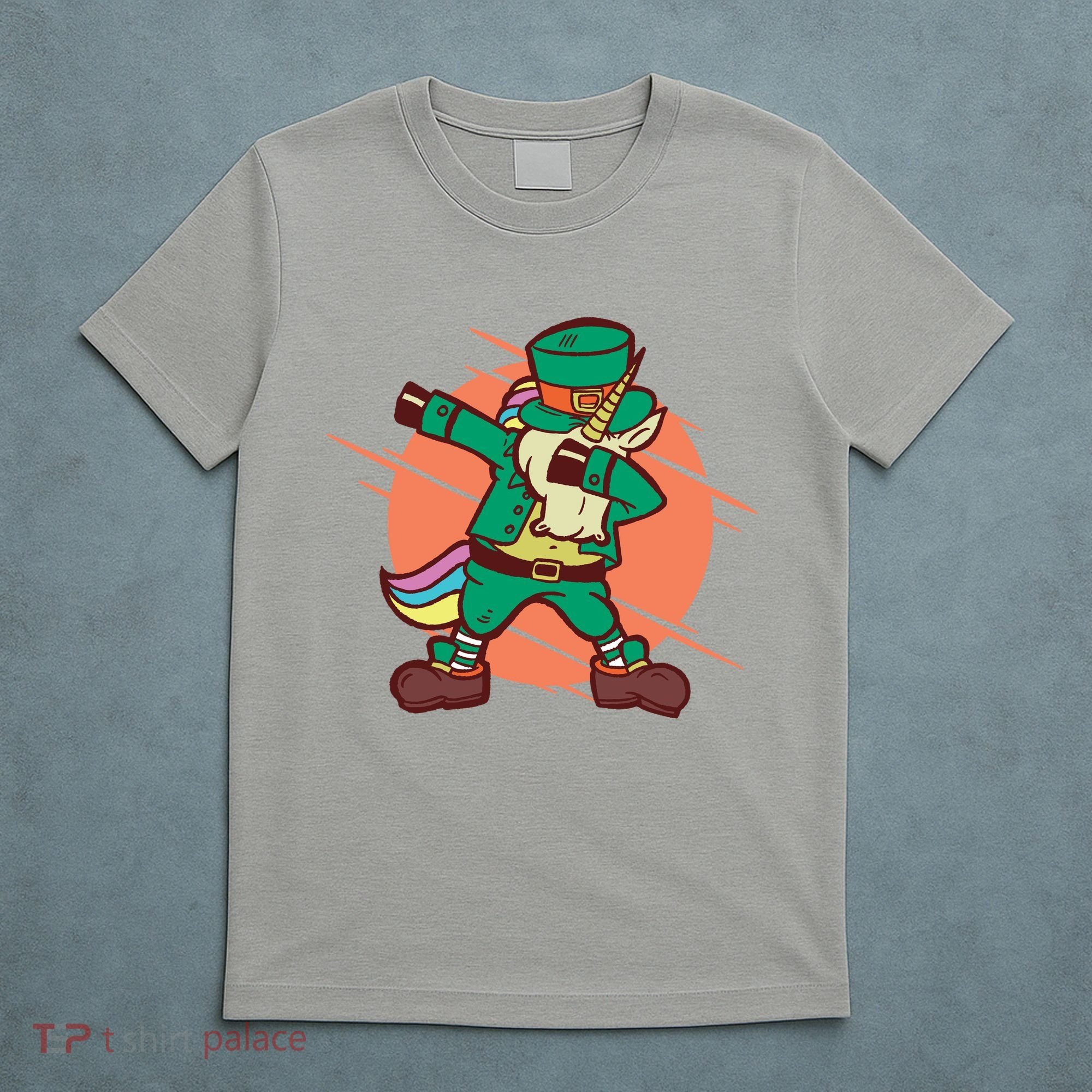 Leprechaun Dabbing Unicorn T-Shirt