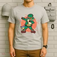 Leprechaun Dabbing Unicorn T-Shirt thumb 6