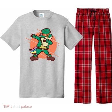 Leprechaun Dabbing Unicorn Pajama Set
