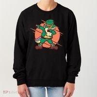 Leprechaun Dabbing Unicorn Women's Sweatshirt thumb 0