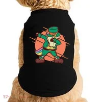 Leprechaun Dabbing Unicorn Doggie Tank thumb 0