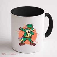 Leprechaun Dabbing Unicorn Coffee Mug thumb 1