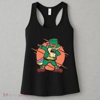 Leprechaun Dabbing Unicorn Women's Tank Top thumb 3
