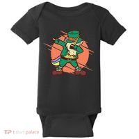 Leprechaun Dabbing Unicorn Baby Bodysuit thumb 0