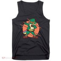 Leprechaun Dabbing Unicorn Tank Top thumb 0