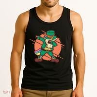 Leprechaun Dabbing Unicorn Tank Top thumb 3