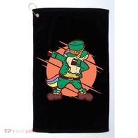 Leprechaun Dabbing Unicorn Golf Towel thumb 0