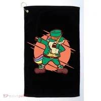 Leprechaun Dabbing Unicorn Golf Towel thumb 0
