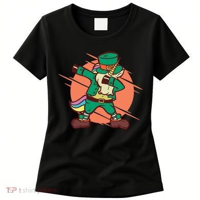 Leprechaun Dabbing Unicorn Women's T-Shirt
