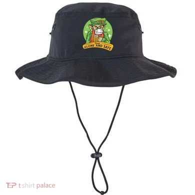 Leprechaun Drink Alone and Safe Funny Facemask Bucket Hat