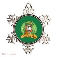Leprechaun Drink Alone and Safe Funny Facemask Ornament thumb 0