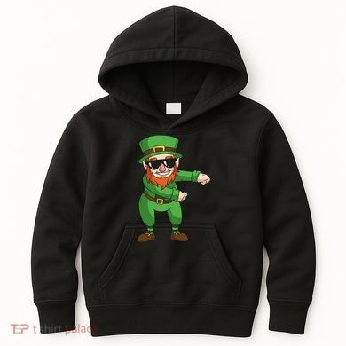 Leprechaun Floss Kids Hoodie