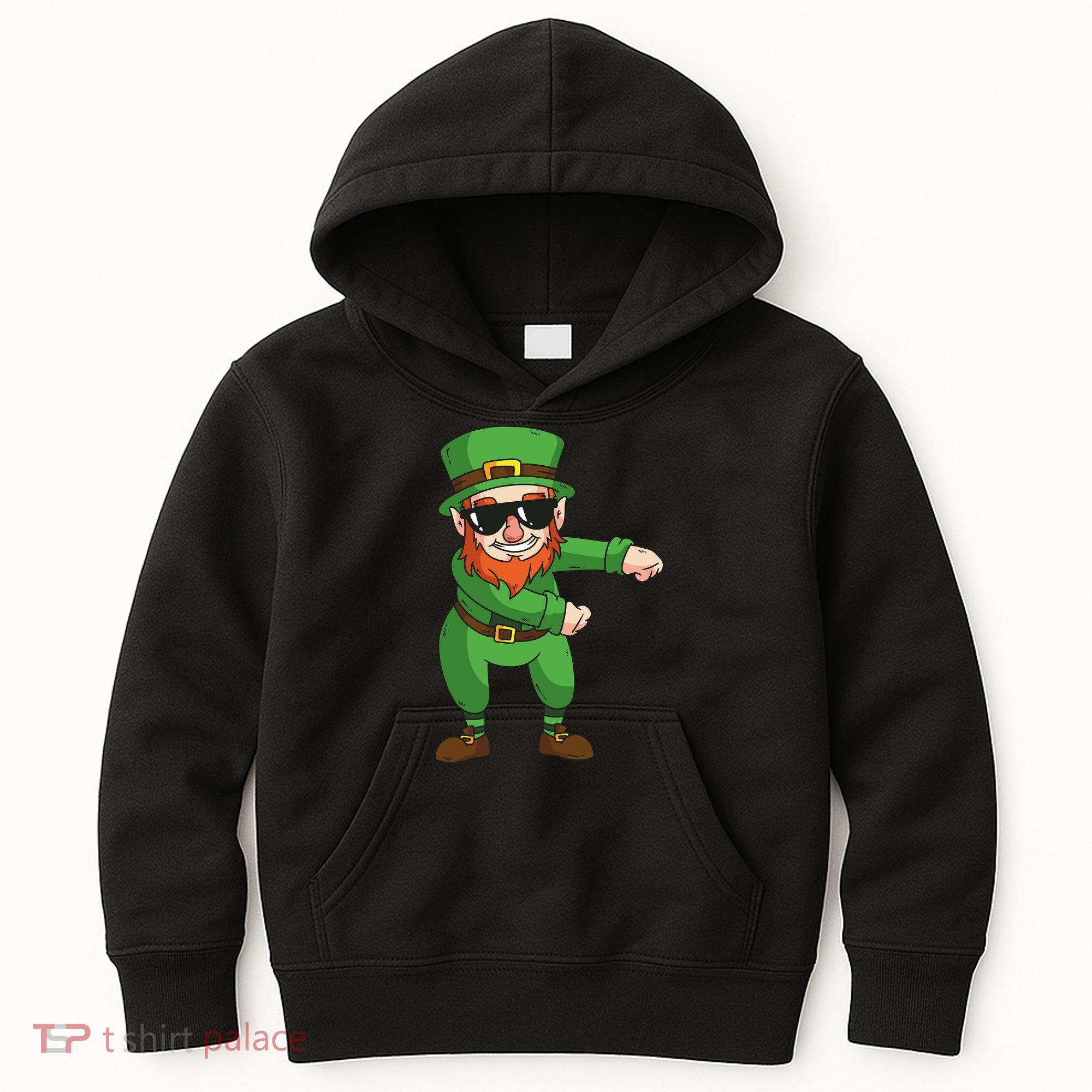 Leprechaun Floss Kids Hoodie