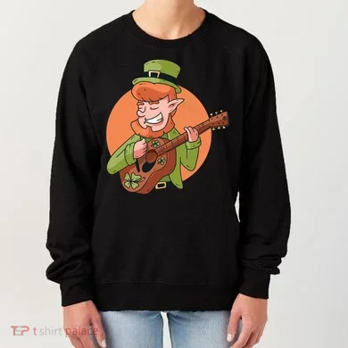 Leprechaun Guitarist Women's Sweatshirt