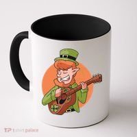 Leprechaun Guitarist Coffee Mug thumb 0