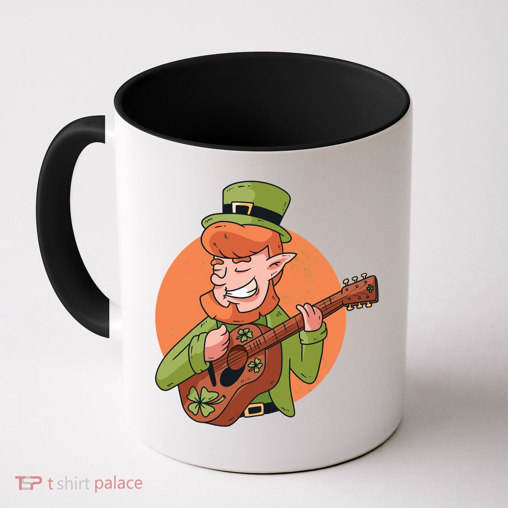 Leprechaun Guitarist Coffee Mug