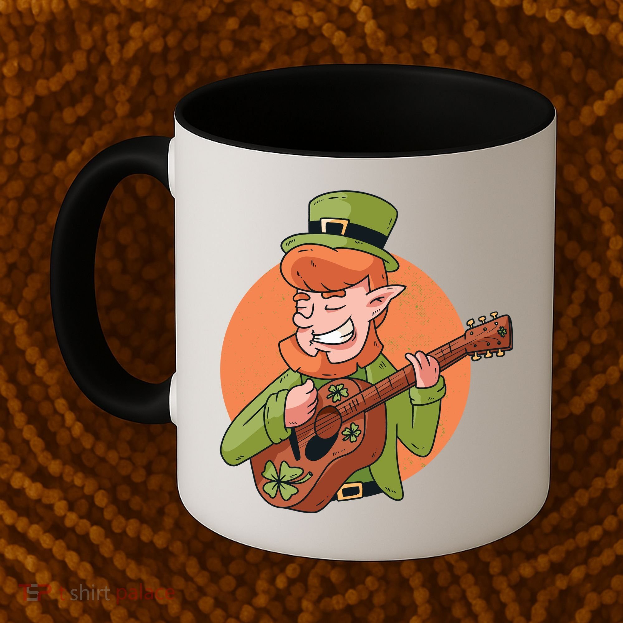 Leprechaun Guitarist Coffee Mug