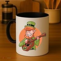 Leprechaun Guitarist Coffee Mug thumb 4